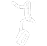 2124901237 - : Muffler &amp; Pipe Rear Bracket for Mercedes-Benz Image