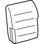 2C3Z2560136AAC - Body: Seat Back Cover for Ford: F-250 Super Duty, F-350 Super Duty, F-450 Super Duty, F-550 Super Duty Image