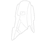 21091805308F30 - Body: Side Cover for Mercedes-Benz Image