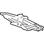 8L2Z17085AB - Body: Jack Assembly for Ford: Explorer | Mercury: Mountaineer Image