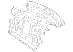 2166400260 - Rear End: Rear Panel for Mercedes-Benz Image