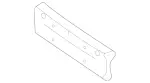1678851909 - Attachment Parts: License Plate Holder for Mercedes-Benz Image