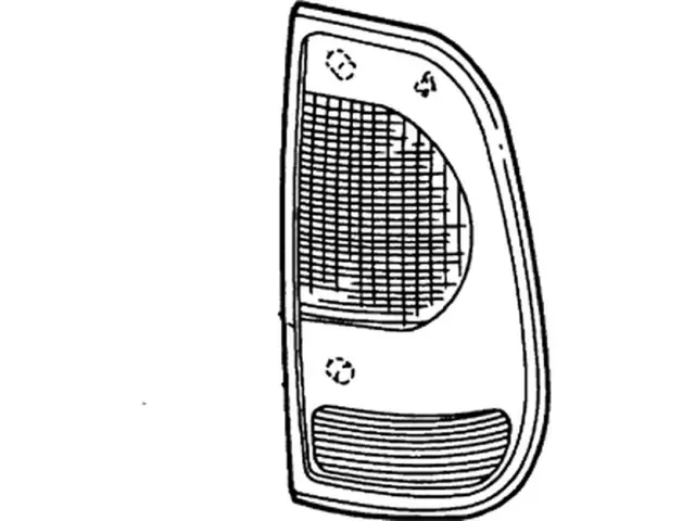 F85Z13404CACP - : Lamp Assembly Rear Stop And Flas for Ford Image