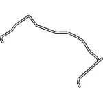 8R3Z7653390B - Body: Hose for Ford: Mustang Image