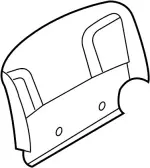 87680CL70D - Body: Rear Panel for INFINITI: FX35, FX45 Image