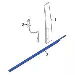 NZ6Z6020935A - Body: Belt Molding for Ford Image