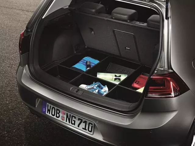 5G0061162 - Interior: Cargo Organizer - Black for Volkswagen: Golf, GTI Image