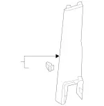 44769038039051 - Body: Door Pillar Post Trim Set for Mercedes-Benz Image