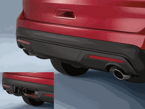 GB5Z17K835BB - Exterior: Fascia - Rear Lower - Magnetic - For Xlt for Ford Image