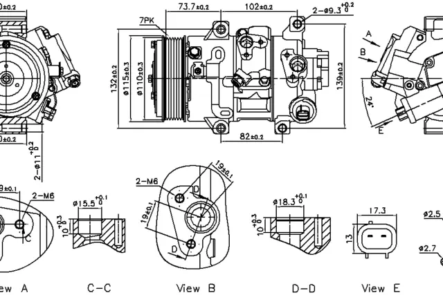 891069 - : Nissens A/C Compressor for NISSENS Image