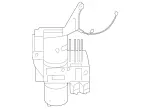 209800054864 - Soft Top: Pneumatic Pump for Mercedes-Benz: CLK320, CLK350, CLK500, CLK55 AMG, CLK550, CLK63 AMG Image