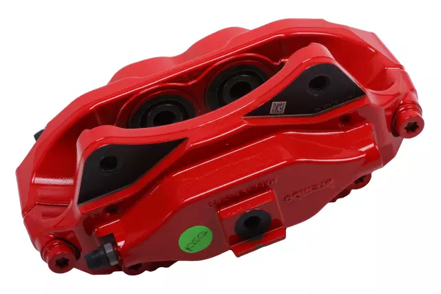 Red Rear Driver Side Brake Caliper Assembly - GM (84636628)
