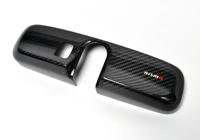 96325RN011 - : NISMO CARBON FIBER MIRROR COVER (R35 Z33 Z34 RZ34 F15) for Nissan: 350Z, 370Z, GT-R, Juke, Maxima, Murano, Versa, Z Image