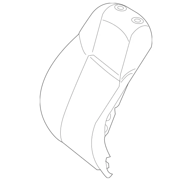 2139107715 - Driver Seat: Padding, Frt. Seat Backr for Mercedes-Benz: E300, E350, E43 AMG, E53 AMG, E63 AMG S Image image