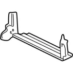 1W6Z19E667AA - Body: Air Deflector for Ford Image