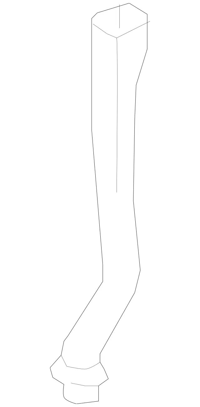 1668320290 - Heating and Ventilation: Drain Pipe for Mercedes-Benz: GL350, GL450, GL550, GL63 AMG, GLE300d, GLE350, GLE400, GLE43 AMG, GLE450 AMG, GLE550e, GLE63 AMG, GLE63 AMG S, GLS350d, GLS450, GLS550, GLS63 AMG, ML250, ML350, ML400, ML550, ML63 AMG Image image