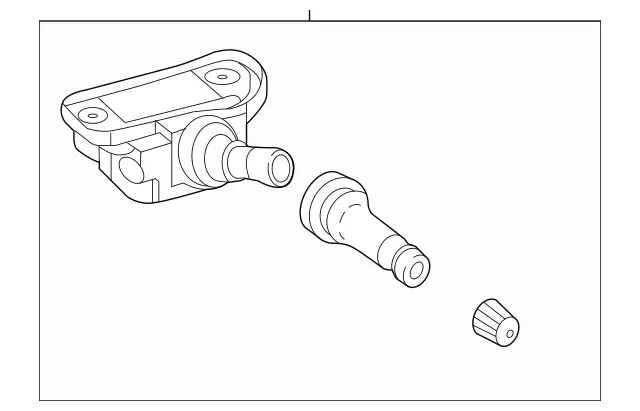 905841364 - Wheels: Tire Pressure Sensor for Mercedes-Benz: E350 Image image