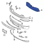 NL3Z17C882B - Body: Energy Absorber for Ford: F-150 Lightning Image