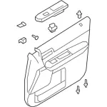 9L8Z7823942BA - Body: Door Trim Panel for Ford: Escape Image