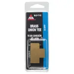 BLF71B - : Brass Union Tee, Female (1/4-18 NPT), 1/bag for AGS Image