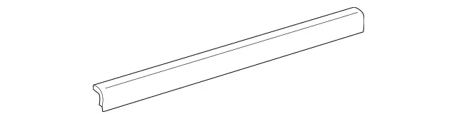 2096700422 - Body: Window Molding for Mercedes-Benz Image