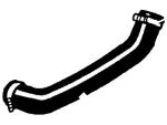 F57Z8286A - Cooling System: Lower Hose for Ford: Ranger Image