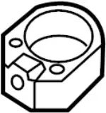 215921MG0A - : Auxiliary Pump Rubber Mount for INFINITI: M35h, Q50, QX60 | Infiniti: Q70 Image