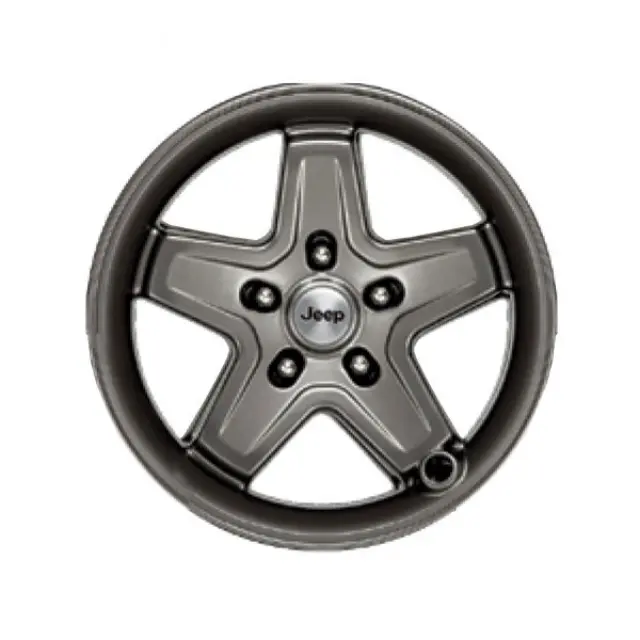 P5155982AB - : 17 x 8.5 Inch Argent Classic 5 Spoke for Mopar Image