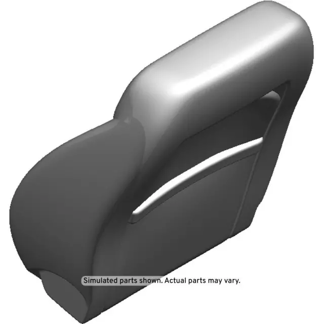 84210203 - : Part# 84210203 Loft Brown Front Passenger Side Seat Back Cover for Chevrolet: Malibu Image