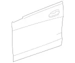 117720010564 - Body: Door Shell for Mercedes-Benz Image