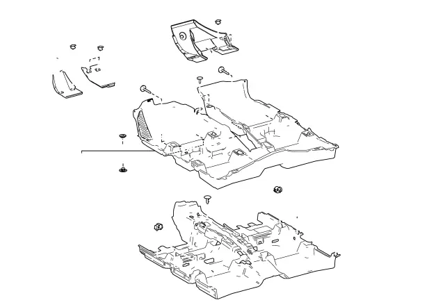 58511F4010 - : Floor Mat for Toyota Image