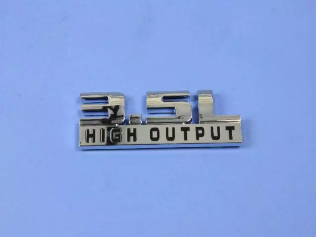 4806330AA - Exterior Ornamentation: 3.5l High Output Nameplate for Mopar Image