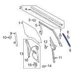 M2DZ78214A63A - Body: Front Guide for Ford: Bronco Image