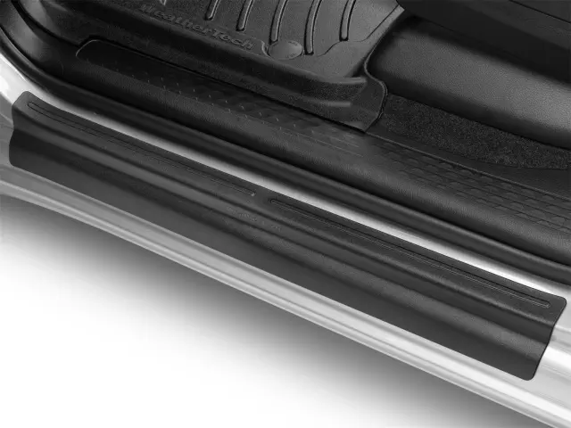 ST014K1 - Exterior: Black  Sill Protector for WeatherTech Image