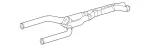 2534907800 - Exhaust System: Exhaust Gas Line, Center for Mercedes-Benz Image