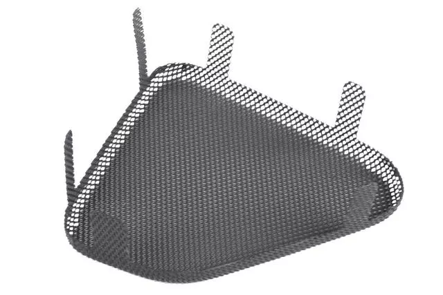 Jet Black Rear Passenger Side Quarter Trim Panel Speaker Grille - GM (23207839)