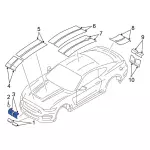 FR3Z9920000AW - : 2020-2022 Ford Mustang - Stripe Tape for Ford: Mustang Image