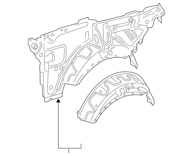 2386305301 - Side Panels: Side Wall for Mercedes-Benz: E400, E450, E53 AMG Image image