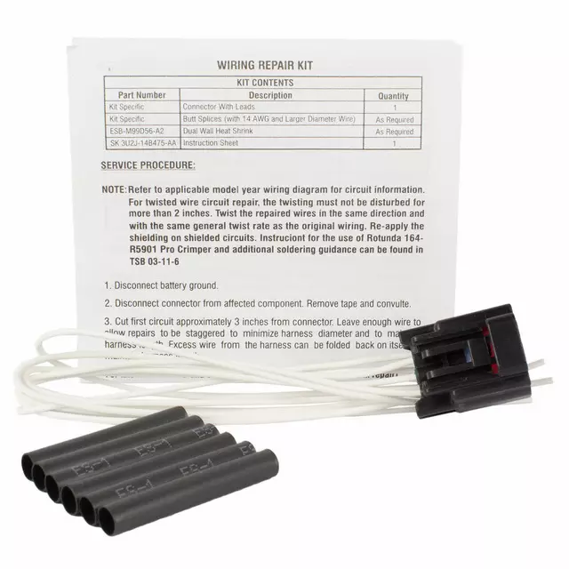 3U2Z14S411MKA - : Wire Assembly for Ford Image