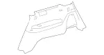25169021269G07 - Body: Side Trim Panel for Mercedes-Benz Image