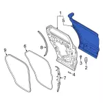 LB5Z7824701A - Body: Outer Panel for Ford: Explorer, Police Interceptor Utility Image