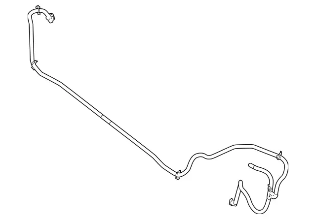 1668600592 - Windshield Washer System, Emergency Equipment: Hose Line for Mercedes-Benz: GL350, GL450, GL550, GLE300d, GLE350, GLE400, GLS350d, GLS450, GLS550, ML250, ML350, ML400, ML550 Image image