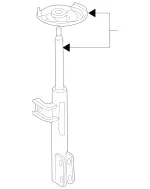 203320583064 - : Shock Absorber for Mercedes-Benz Image