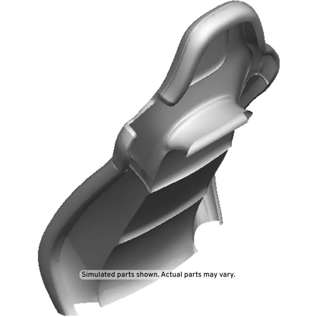 23257893 - : Jet Black Front Seat Back Cover for GM Image