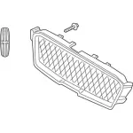HP5Z8200BA - Body: Upper Grille for Lincoln: MKZ Image