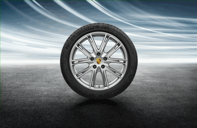 971044600C - Wheels: 20-Inch Exclusive Design Winter Wheel-And-Tire for Porsche: Panamera Image