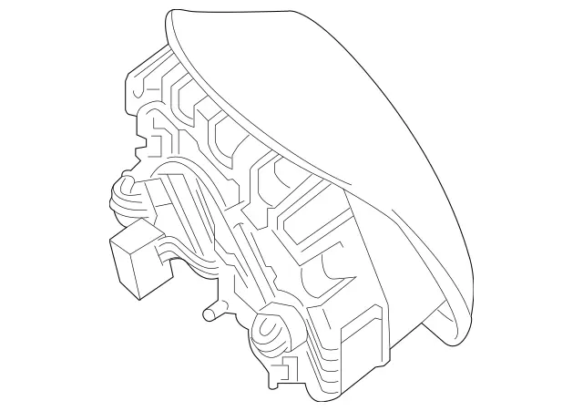 8607602 - Steering: Driver Airbag for Mercedes-Benz Image