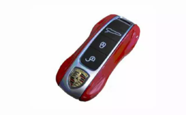 Painted Vehicle Key Cap - Cherry Red - Porsche (971-044-801-M3R)