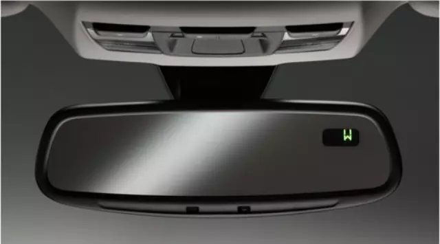 Rear-View Mirror Auto-Dimming With Compass - Volvo (31402730)
