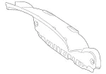 11869076009E83 - Body: Trunk Lid Trim for Mercedes-Benz Image